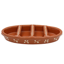 Load image into Gallery viewer, Traditional Portuguese Clay Terracotta Hand-Painted Sausage Roaster