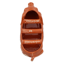 Load image into Gallery viewer, Traditional Portuguese Clay Terracotta Hand-Painted Sleeping Pig Sausage Roaster