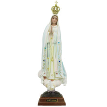 Load image into Gallery viewer, 15" Our Lady Of Fatima Virgin Mary White Religious Statue, #1023