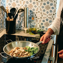 Load image into Gallery viewer, Silampos Stainless Steel Wok Cataplana, 3 In 1 Multifunctional Cookware