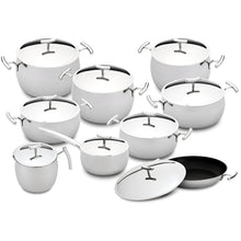 Load image into Gallery viewer, Silampos Yumi 9 Piece Stainless Steel Cookware Set
