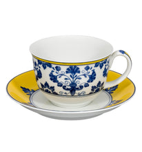 Load image into Gallery viewer, Vista Alegre Castelo Branco Breakfast Cup & Saucer, Set of 4