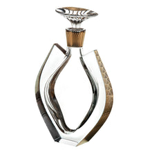 Load image into Gallery viewer, Vista Alegre Crystal Fenix Whisky Decanter With Gold