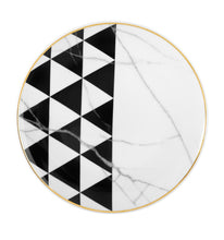 Load image into Gallery viewer, Vista Alegre Carrara Dessert Plates, Set of 4