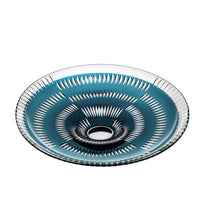 Load image into Gallery viewer, Vista Alegre Crystal Catherine Wheel Case with Doublé Green Centerpiece