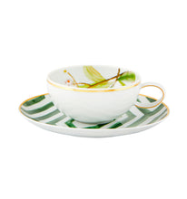 Load image into Gallery viewer, Vista Alegre Amazonia Tea Cup and Saucer, Set of 4
