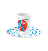 Load image into Gallery viewer, Vista Alegre Escape Goat Coffee Cup with Saucer XI - Set of 2