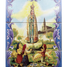Load image into Gallery viewer, Our Lady of Fatima Apparition Portuguese Ceramic Tile Art Wall Panel Mural Decor