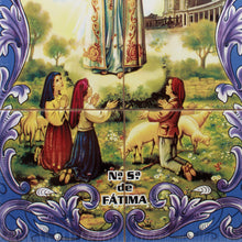 Load image into Gallery viewer, Our Lady of Fatima Apparition Portuguese Ceramic Tile Art Wall Panel Mural Decor
