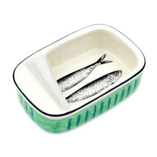 Load image into Gallery viewer, Hand-painted Traditional Portuguese Ceramic Sardines Can