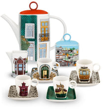 Load image into Gallery viewer, Vista Alegre Soul of Porto Coffee Cups and Saucers, Set of 4