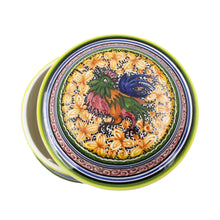 Load image into Gallery viewer, Coimbra Ceramics Hand-painted Decorative Round Box with Lid XVII Cent Recreation #210