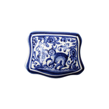 Load image into Gallery viewer, Coimbra Ceramics Hand-painted Decorative Box with Lid XVII Cent Recreation #232-3