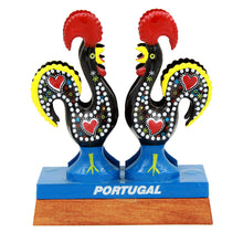 Load image into Gallery viewer, Hand Painted Portuguese Good Luck Barcelos Rooster Plastic Napkin Holder