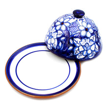Load image into Gallery viewer, Hand-painted Portuguese Pottery Clay Terracotta Covered Cheese Dish