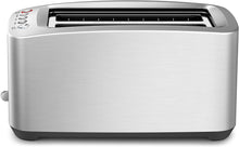 Load image into Gallery viewer, Breville BTA830XL Die-Cast Smart Toaster 4-Slice Long Slot Toaster, Brushed Stainless Steel