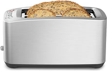 Load image into Gallery viewer, Breville BTA830XL Die-Cast Smart Toaster 4-Slice Long Slot Toaster, Brushed Stainless Steel