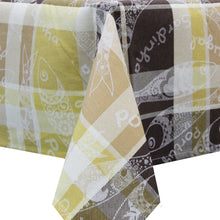 Load image into Gallery viewer, 100% Cotton Portuguese Sardine Brown Made in Portugal Tablecloth