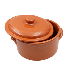 Load image into Gallery viewer, João Vale Handmade Traditional Portuguese Pottery Clay Terracotta Cazuela Cooking Pot with Lid