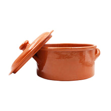 Load image into Gallery viewer, João Vale Handmade Traditional Portuguese Pottery Clay Terracotta Cazuela Cooking Pot with Lid