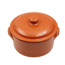 Load image into Gallery viewer, João Vale Handmade Traditional Portuguese Pottery Clay Terracotta Cazuela Cooking Pot with Lid