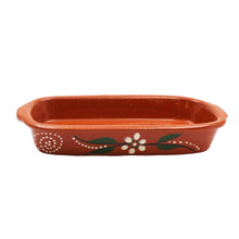 Load image into Gallery viewer, João Vale Hand-Painted Traditional Clay Terracotta Cooking Rectangular Roaster
