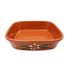 Load image into Gallery viewer, João Vale Hand-Painted Traditional Clay Terracotta Cooking Pot Square Roaster