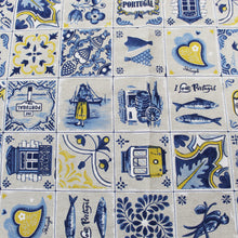Load image into Gallery viewer, 100% Cotton Traditional Portuguese Symbols Made in Portugal Tablecloth