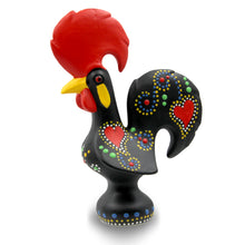 Load image into Gallery viewer, Hand Painted Pottery Portuguese Good Luck Rooster Galo de Barcelos