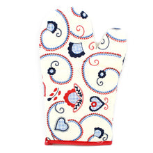 Load image into Gallery viewer, 100% Cotton Oven Mitt and Pot Holder Set Made in Portugal - Various Colors