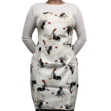 Load image into Gallery viewer, 100% Cotton Farmhouse Rooster Apron