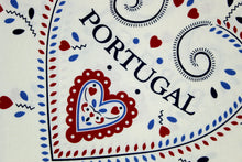 Load image into Gallery viewer, 100% Cotton Viana Heart Made in Portugal Tablecloth
