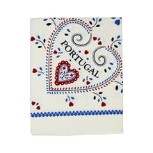 Load image into Gallery viewer, 100% Cotton Viana Heart Made in Portugal Tablecloth