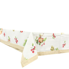 Load image into Gallery viewer, 60% Cotton 40% Polyester Casas do Senhor Uvas Cream Made in Portugal Tablecloth