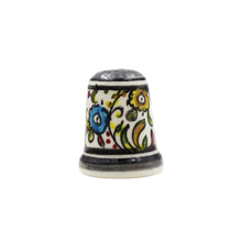 Load image into Gallery viewer, Coimbra Ceramics Hand-painted Decorative Thimble XVII Cent Recreation #247-1