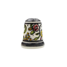 Load image into Gallery viewer, Coimbra Ceramics Hand-painted Decorative Thimble XVII Cent Recreation #247-1