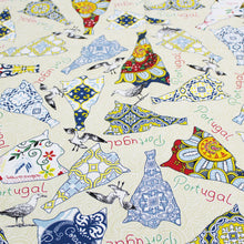 Load image into Gallery viewer, 100% Cotton Yellow Codfish Made in Portugal Tablecloth