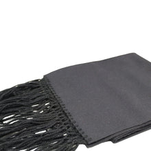 Load image into Gallery viewer, Portuguese Folklore Traditional Small Black Bullfighter Sash with Fringe