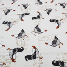 Load image into Gallery viewer, 100% Cotton Farmhouse Rooster Made in Portugal Tablecloth