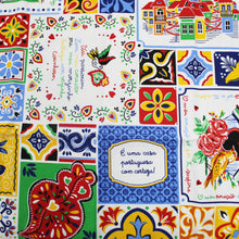 Load image into Gallery viewer, 100% Cotton Limol Pinga Amor Made in Portugal Tablecloth