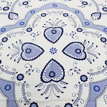 Load image into Gallery viewer, 100% Cotton Blue Viana Style Tablecloth Made in Portugal