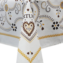Load image into Gallery viewer, 100% Cotton Viana Heart Made in Portugal Tablecloth