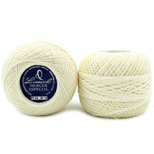 Load image into Gallery viewer, Limol Size 20 Neutral 50 Grs 100% Egyptian Cotton Special Mercerized Crochet Thread Ball Set