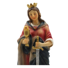 Load image into Gallery viewer, 8.5" Saint Barbara Religious Statue Made in Portugal