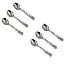 Load image into Gallery viewer, Dalper Pacifico Stainless Steel Dessert Spoons - Set of 6