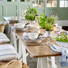 Load image into Gallery viewer, Costa Nova Beja 6" White Blue Soup/Cereal Bowl Set