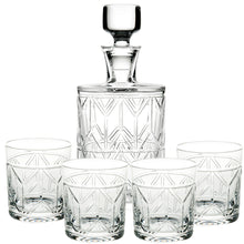 Load image into Gallery viewer, Vista Alegre Atlantis Avenue Case with Whisky Decanter and 4 Old Fashion