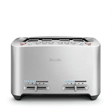 Load image into Gallery viewer, Breville BTA840XL Die-Cast 4-Slice Smart Toaster, Stainless Steel