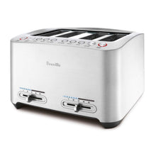 Load image into Gallery viewer, Breville BTA840XL Die-Cast 4-Slice Smart Toaster, Stainless Steel