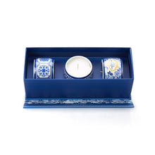 Load image into Gallery viewer, Castelbel Portus Cale Gold & Blue Fragrance Candle Set